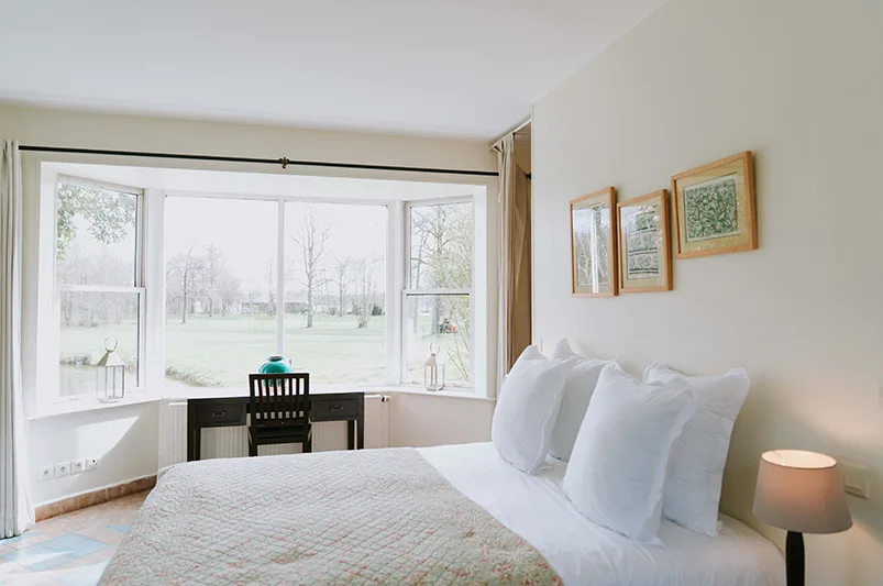 Chambre double au sein du domaine